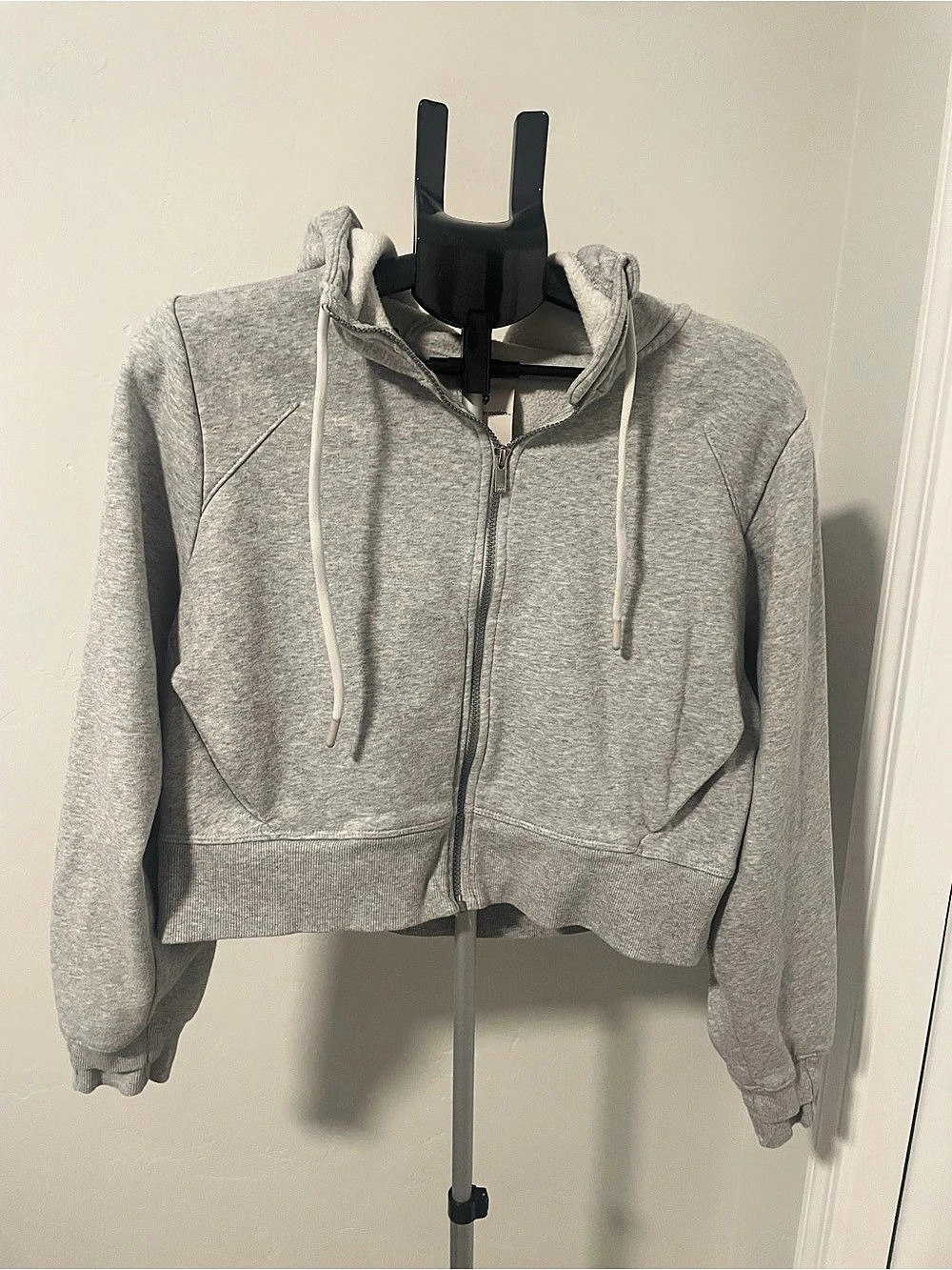 all in motion Gray Full-Zip Hoodie size large